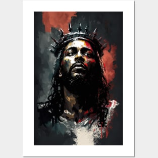 Black Urban African American Jesus Christ Posters and Art